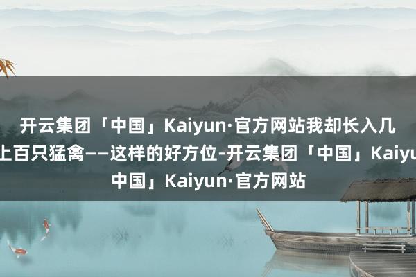 开云集团「中国」Kaiyun·官方网站我却长入几天齐能看到上百只猛禽——这样的好方位-开云集团「中国」Kaiyun·官方网站