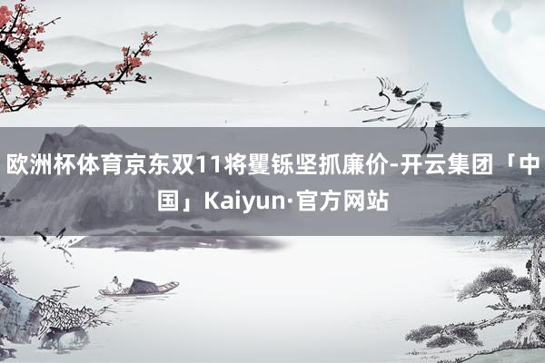 欧洲杯体育京东双11将矍铄坚抓廉价-开云集团「中国」Kaiyun·官方网站
